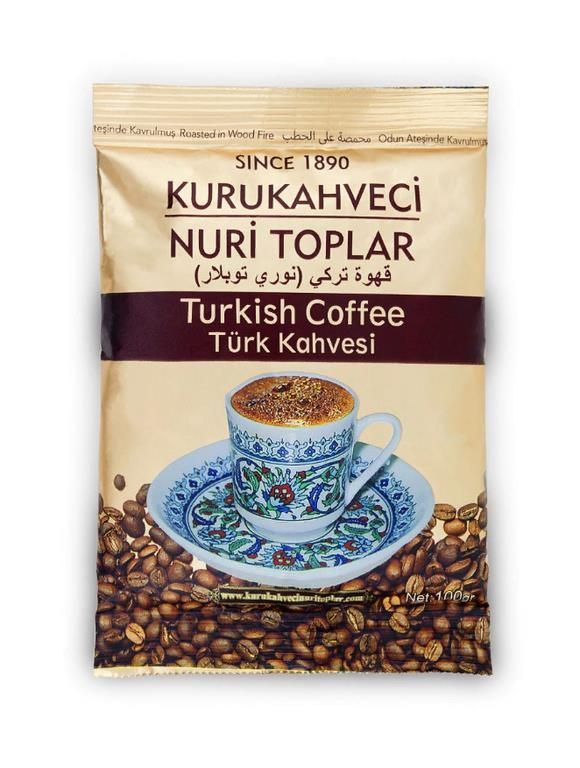 100 Kurukahveci Nuri Toplar Turk Kahvesi / Turkish Coffee - 100 GR - Image 1