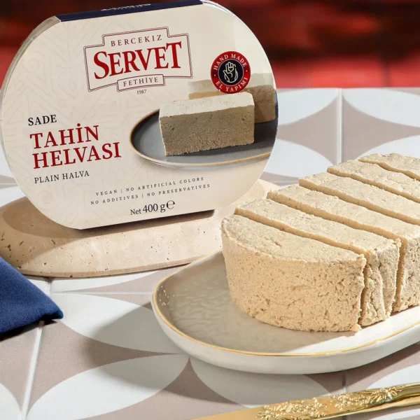 Servet Helva Sade / Halva Plain - 400 GR