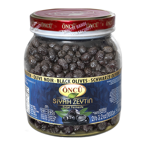 261 Oncu Siyah Zeytin M - S / Oncu Black Olives M - S / Size - 1000 GR - Image 1