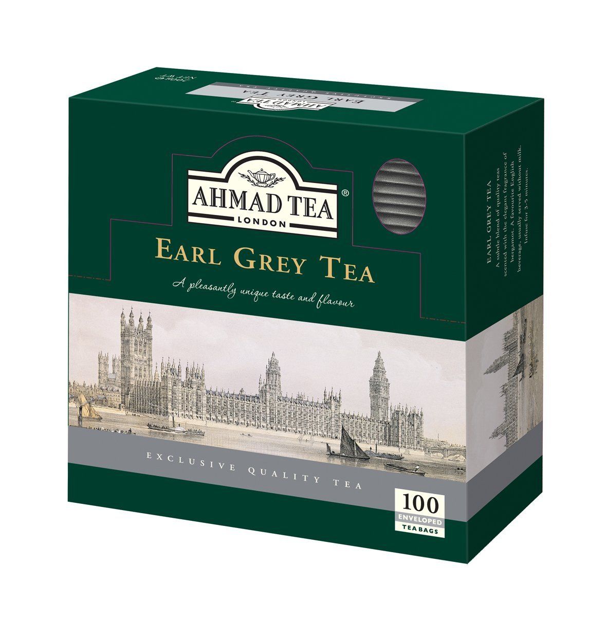 3b9c848e22fe8fae57ab327e106f70f5_5663 Ahmad Tea Tomurcuklu Siyah Cay / Earl Grey Black Tea - 100 Tea Bags Enveloped - Image 1