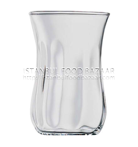 410f283cccf568b4fe9ec9632b625e08 Pasabahce Cay Bardagi Optikli 100 CC / Tea Glass Optical 100 CC - 6 PCS (#42191) - Image 1
