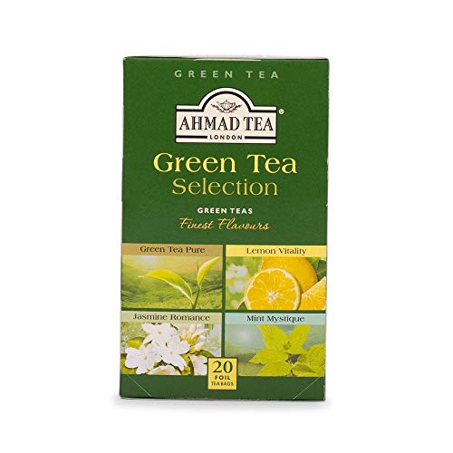 41NTKEhCycL Ahmad Tea Green Tea Selection - 20 Tea Bags - Image 1
