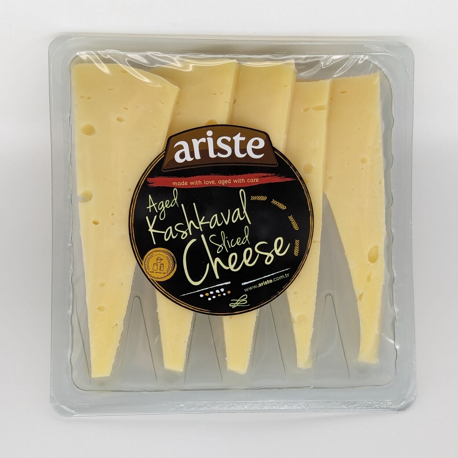 4292866872 Ariste Eski Kasar Dilimlenmis / Aged Kashkaval Sliced Cheese - 7.05 OZ / 200 GR - Image 1