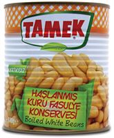 44434433_1_200x200 Tamek Haslanmis Kuru Fasulye / Boiled White Beans - 800 GR in Tin - Image 1