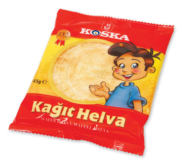 45grkagithelva-659-1 Koska Kagit Helva Sade / Wafer Halva Plain - 15 GR - Image 1