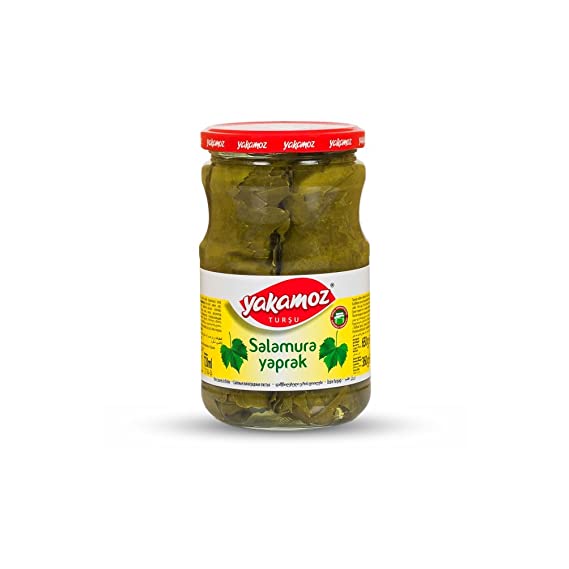 51EvFxjLOuL._SX569_ Yakamoz Salamura Asma Yapragi / Grape Leaves - in Glass / 650 GR - Image 1