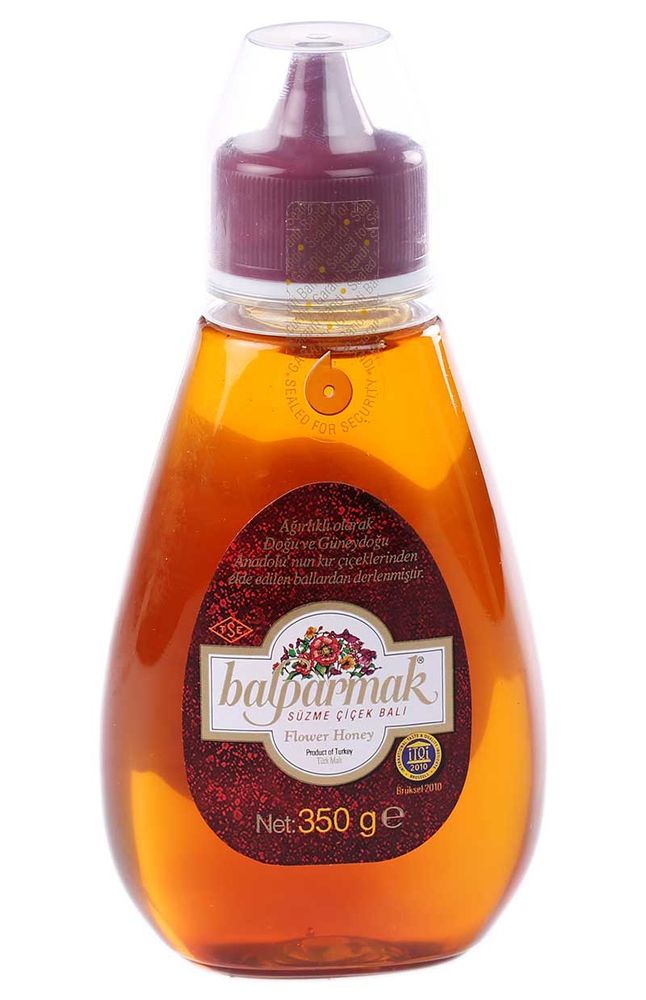 8690998117129_6159 Balparmak Suzme Cicek Bali / Anatolian Blossom Honey - 350 GR / 12.2 OZ Squeeze Plastic - Image 1
