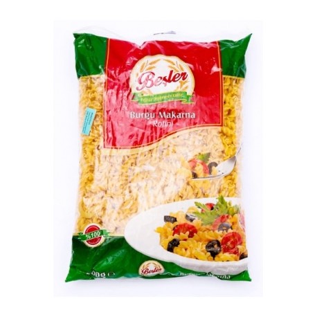 929-large_default_5573 Besler Burgu Makarna / Rotini Pasta - 454 GR / 1 LB - Image 1