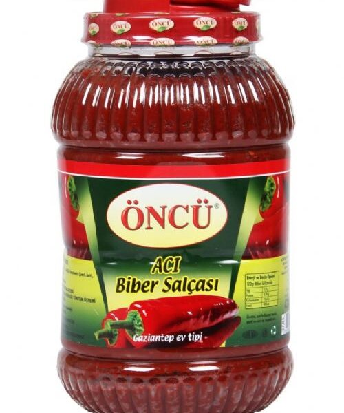 Oncu Aci Biber Salcasi / Hot Pepper Paste - 4300 GR - Plastic Pet