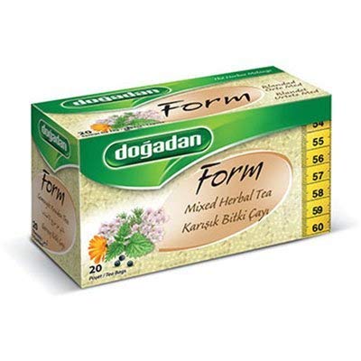 DOGADAN_FORM_MIXED_HERBAL_TEA_7042 Dogadan Form Karisik Bitki Cayi /Form Mixed Herbal Tea 20 Tea Bags - 40 GR - Image 1