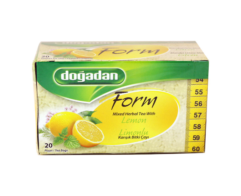DOGADAN_LIMONLU_FORM_CAY_7041 Dogadan Form Limonlu Karisik Bitki Cayi / Form Mixed Herbal Tea with Lemon 20 Tea Bags - 40 GR - Image 1