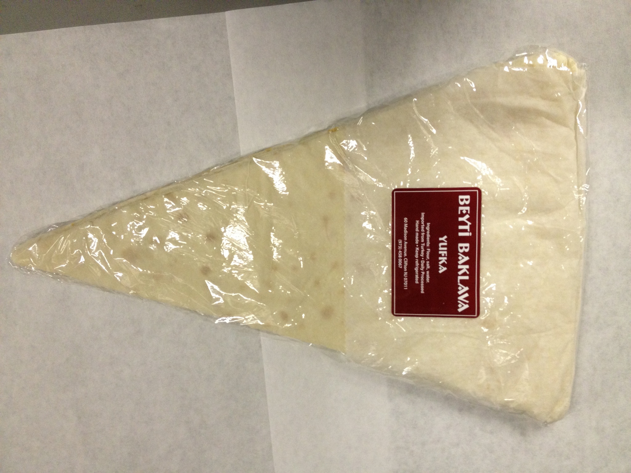 IMG_0013 Beyti Taze Ucgen Yufka / Fresh Fillo Dough Triangular - Image 1