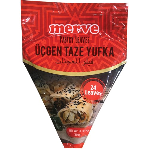 Merve-yukfa-triangle-1 Merve Sac Ucgen Yufka / Pastry Triangle Leaves - 24 PCS / 400 GR - Image 1