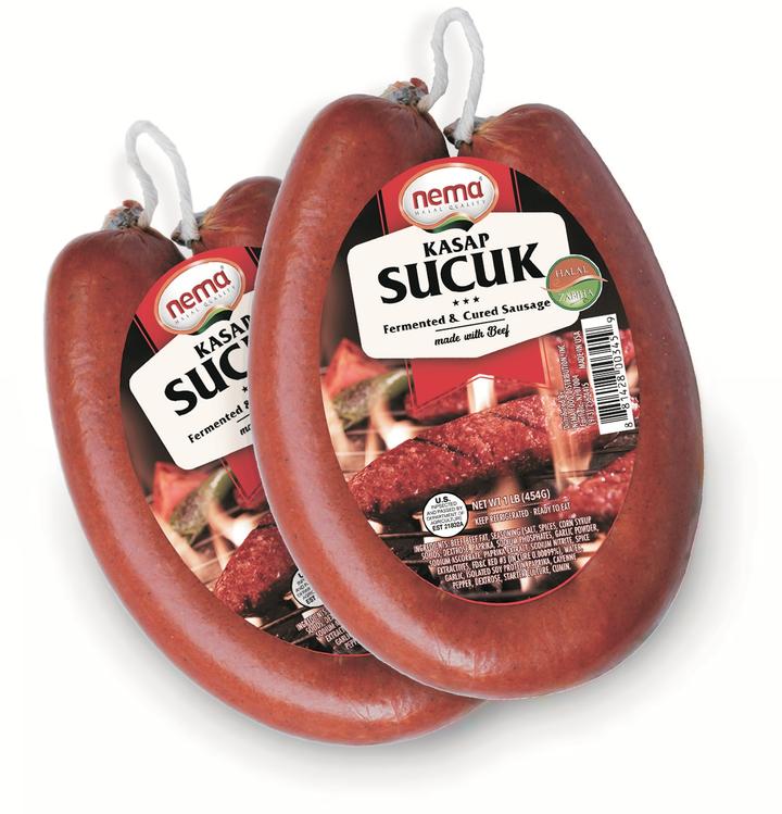 NEMA_KASAP_1_LB_720x_7171 Nema Kasap Sucuk / Butcher's Beef Soujouk - 454 GR / 1 LB - Image 1