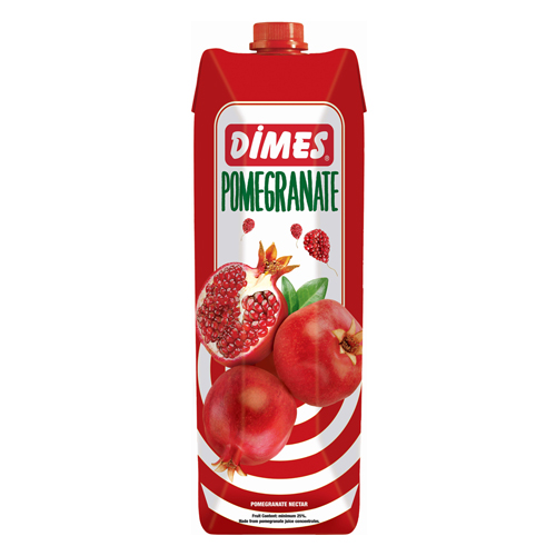 Nar-Nektari-1lt-IHR-1-1 Dimes Nar Nektari / Pomegranate Nectar Juice - 1 LT / in Carton Package - Image 1