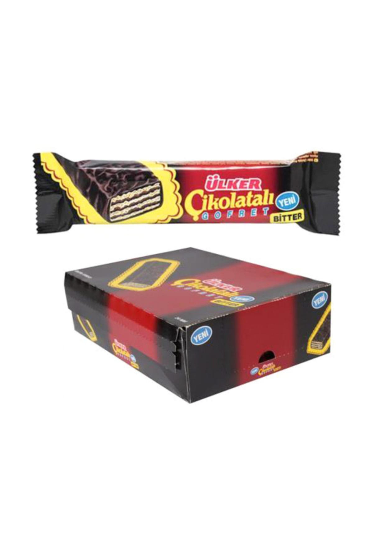 ULKER_BITTER_CIKOLATALI_GOFRET_6992 Ulker Chclt Bitterwafer24*36 - Image 1
