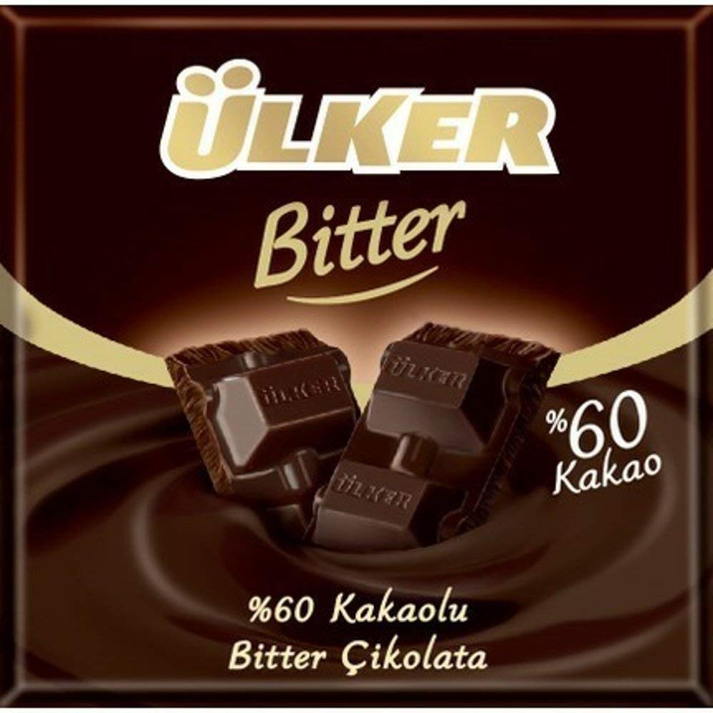 ULKER_BITTER_CIKOLATA_7268 Ulker Chocolate Bitter60% 60GR - Image 1