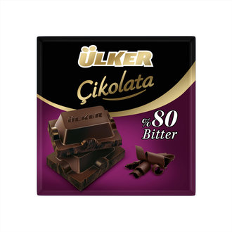 ULKER_BITTER_CIKOLATA___80_7269 Ulker Chocolate Bitter80% 60GR - Image 1