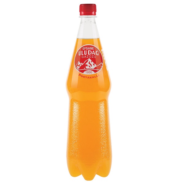 Uludag_Gazoz_Orange_1Lt_Plastic_nx2u-hn Uludag Gazoz Portakalli / Soda W/Orange Flavor - 1 LT - Image 1