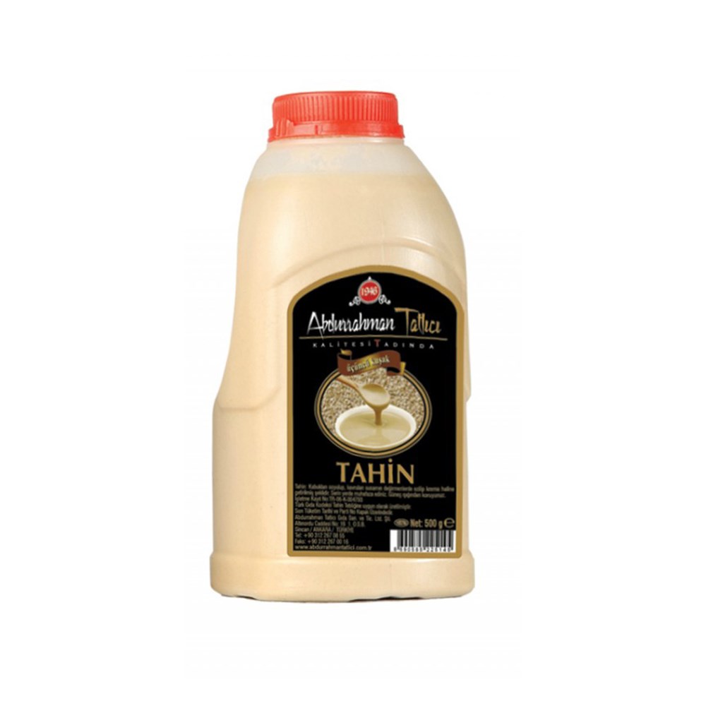 abdurrahman-tatlici-tahin-bidon-500-gr-6b25 Abdurrahman Tatlici Tahin / Tahin Paste - 800 GR - in Plastic - Image 1