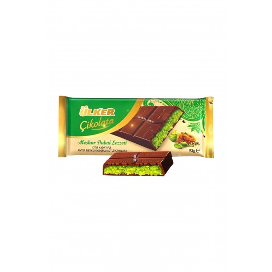 as_dpasldlkamskldmaklsmd-550x550h Ulker Dubai Cikolatasi / Dubai Chocolates with Pistachio Paste and Kataifi - 93 GR - Image 1