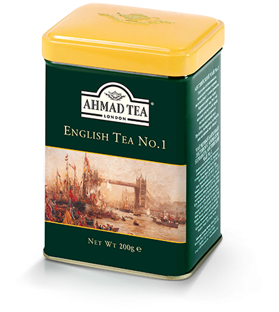 black-5 Ahmad Tea English Tea No:1 - 100 GR Tin - Image 1