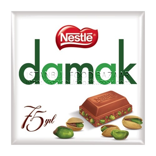 c862a1d2fc71d629e77b1e1a6305924d Nestle Damak Antep Fistikli Cikolata / Chocolate with Pistachio - 65 GR - Image 1