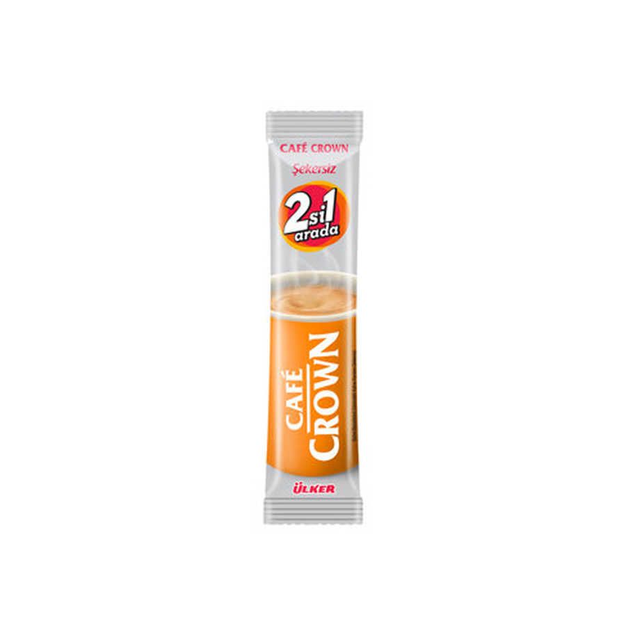 cafe-crown-2-in-1-plain-11-g-coffee-cafe-crown-2646-89-B Cafe Crown 2 in 1 Sekersiz / 2 in 1 No Sugar - 11 GR - Image 1