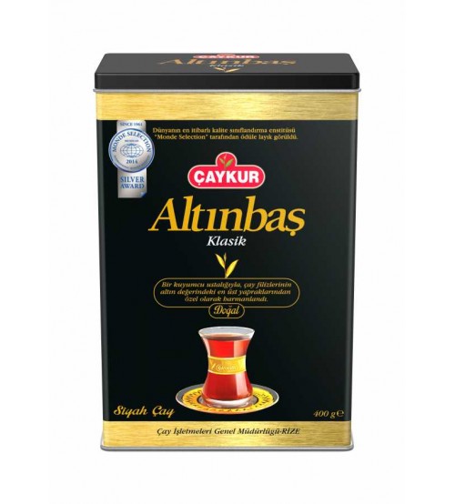 caykur-altinbas-400gr-500x554-1 Caykur Altinbas Klasik Siyah Cay / Classic Black Tea / Can - 400 GR - Image 1
