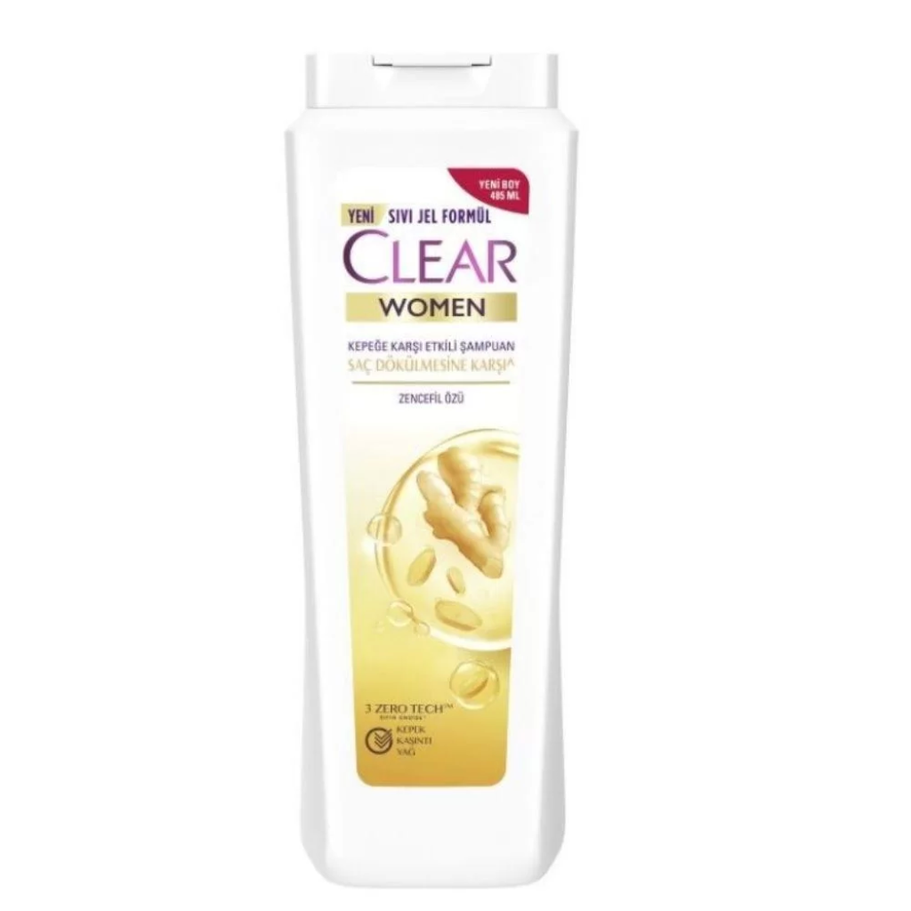 clear-women-zencefil-ozlu-sampuan-485ml-807233 Clear Zencefil Ozlu Sampuan / Clear Shampoo Hairls Women - 350ML - Image 1