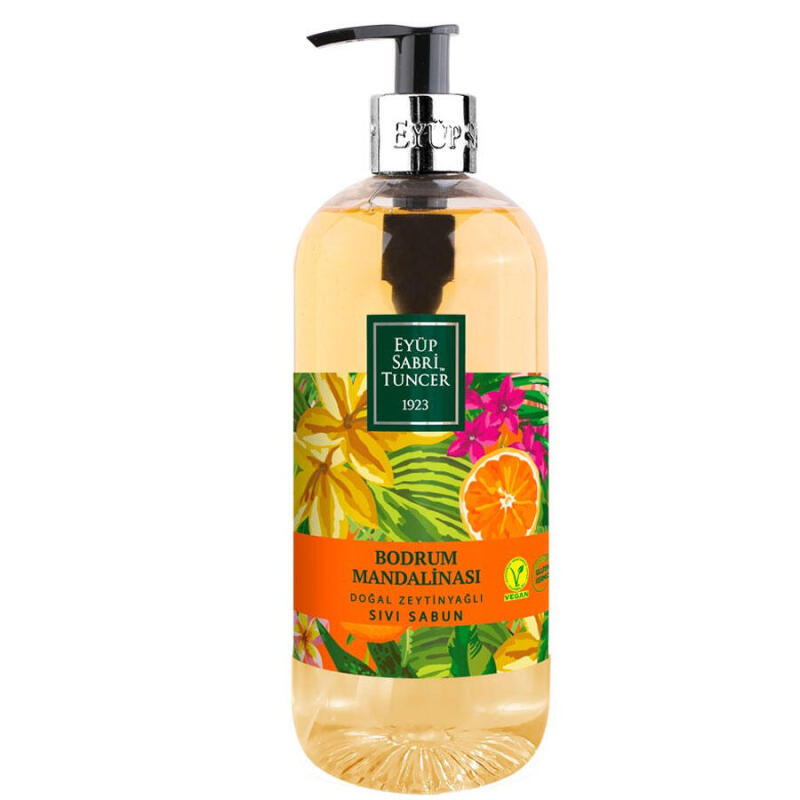 eyup-sabri-tuncer-bodrum-mandalinasi-sivi-sabun-500ml-36702-22-B Eyup Sabri Tuncer Mandalina Sivi Sabun / Liquid Soap Mandarin - 500 ML - Image 1