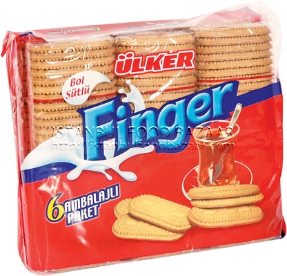 f41b92267bb510bea03ca2f306d25414 Ulker Finger Biskuvi 6'Li Paket / Finger Cookies 6 Pack - 900 GR / 31.7 OZ - Image 1