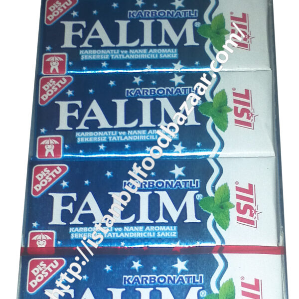 Falim Isil Karbonatli Sakiz / Bubble Gum W/Baking Soda - 5 X 20 Pack