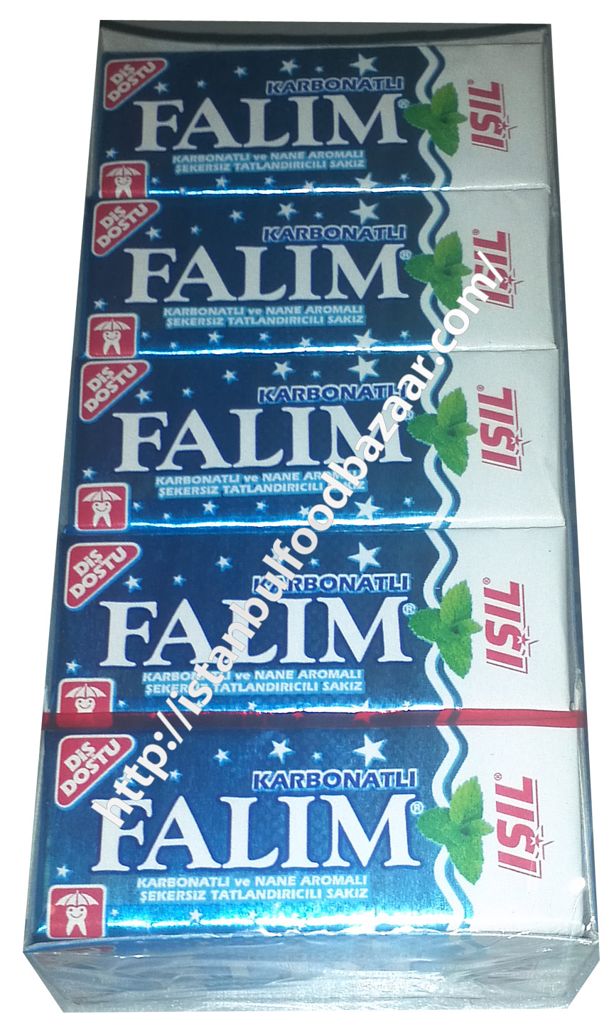 Ò Falim Isil Karbonatli Sakiz / Bubble Gum W/Baking Soda - 5 X 20 Pack - Image 1