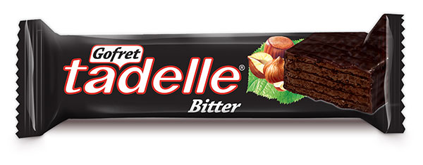 gofret-bitter Tadelle Bitter Cikolatali Gofret / Bitter Chocolate Wafer - 35 GR - Image 1