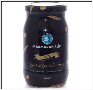 marmarabirlik_sade_zeytinezmesi Marmarabirlik Zeytin Ezmesi Sade / Black Olive Paste Plain - 340 GR - Image 1