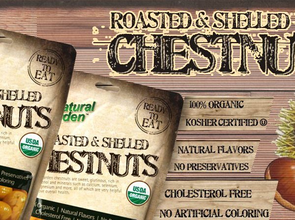 Natural Garden Kavrulmus Kestane / Roasted & Shelled Chestnuts 250 GR / 8.8 OZ