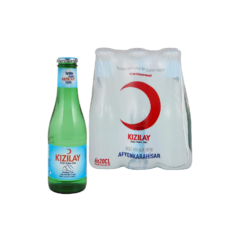 sade-soda-6li-paket Kizilay Dogal Maden Suyu / Natural Mineral Water - 6 * 200 ML - Image 1