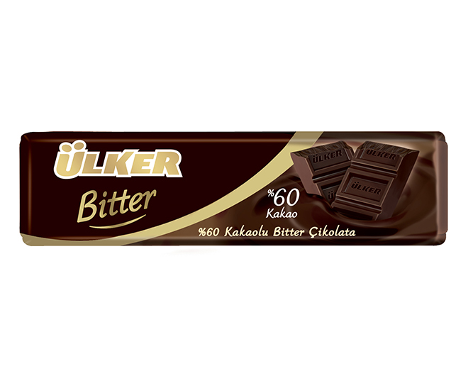 ulker-cikolata-Bitter-Baton Ulker Bitter Cikolatali Gofret / Chocolate Dark Wafers 36 Gr. - Image 1