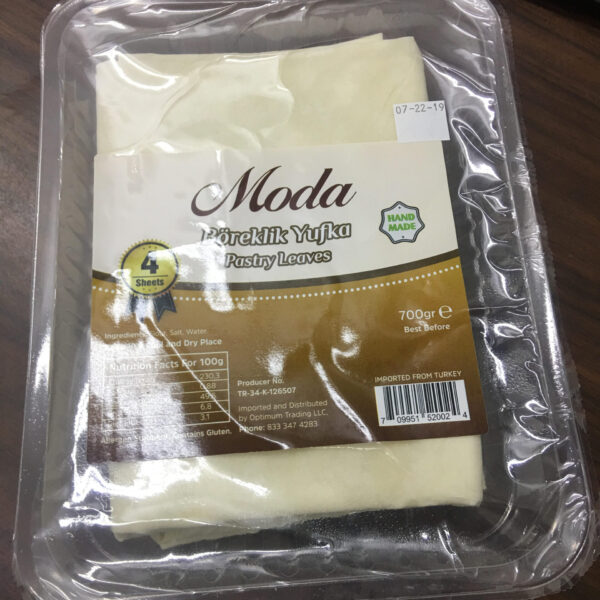 Moda Taze Yufka 4 Yaprak / Fresh Fillo Dough 4 Pieces