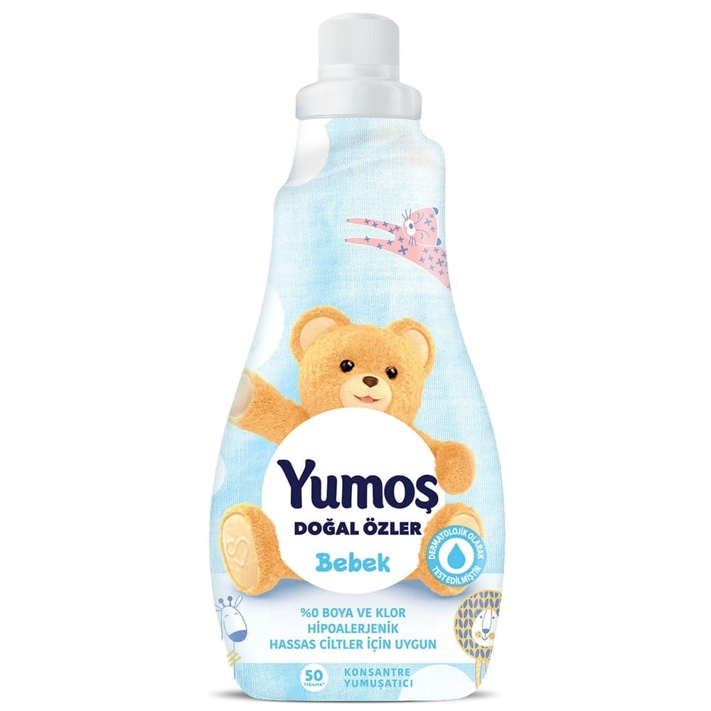 yumos-natural-extracts-baby-1200-ml Yumos Bebek Dogal Ozler Yumusatici / Softener Baby - 1200 ML - Image 1