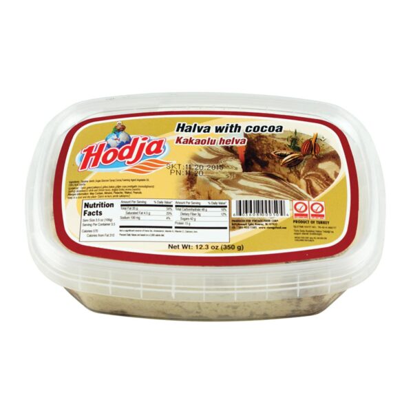 Hodja Hoca Kakao Premium Helva / COCOA PREMIUMHELVA – 350 g
