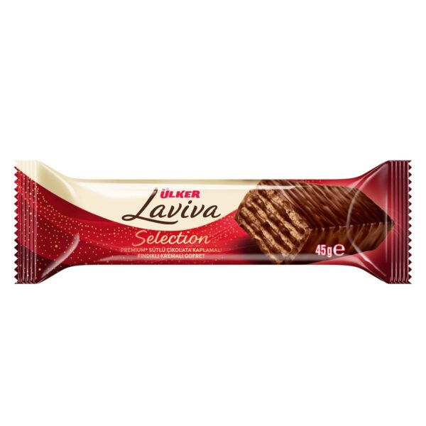 Ülker Laviva Selection Sütlü Çikolatalı Gofret Bar / LAVIVA MILK CHCLT PR45GR – 45 g