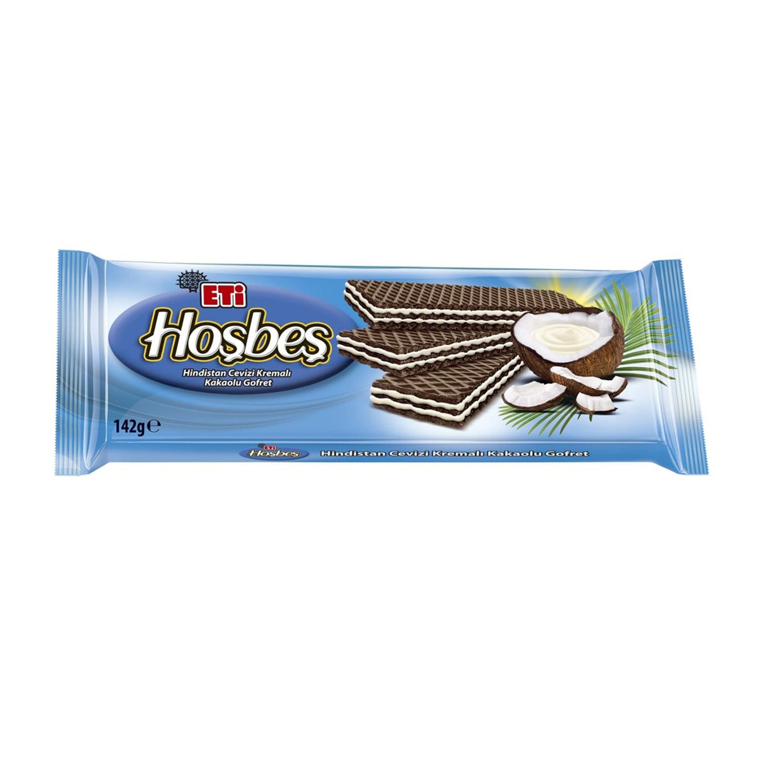 ifp-8690526065533-0-2556e39d0ff1975f Eti Hosbes Hindistan Cevizi Gofreti / HOSBES COCONUT WAFER – 142 g - Image 1