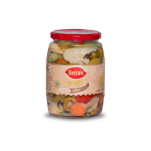Berrak Karışık Turşu / MIXED RICH PICKLE – 980 g