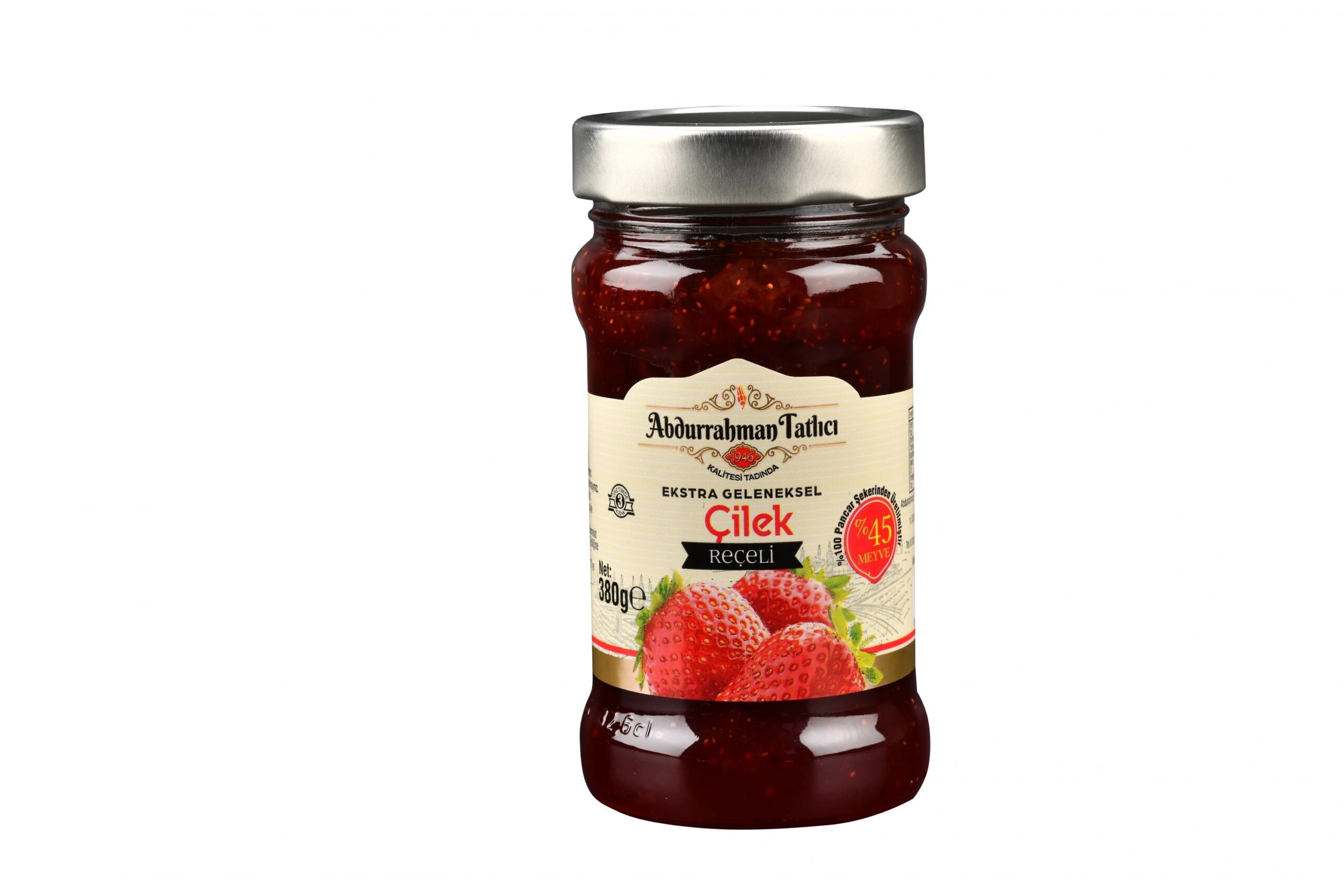 ifp-8690585772236-0-a590dec40df30c5b A. Tatlıcı Reçel Çilek / A.TATLICI STRAWBERRY JAM – 380 g - Image 1