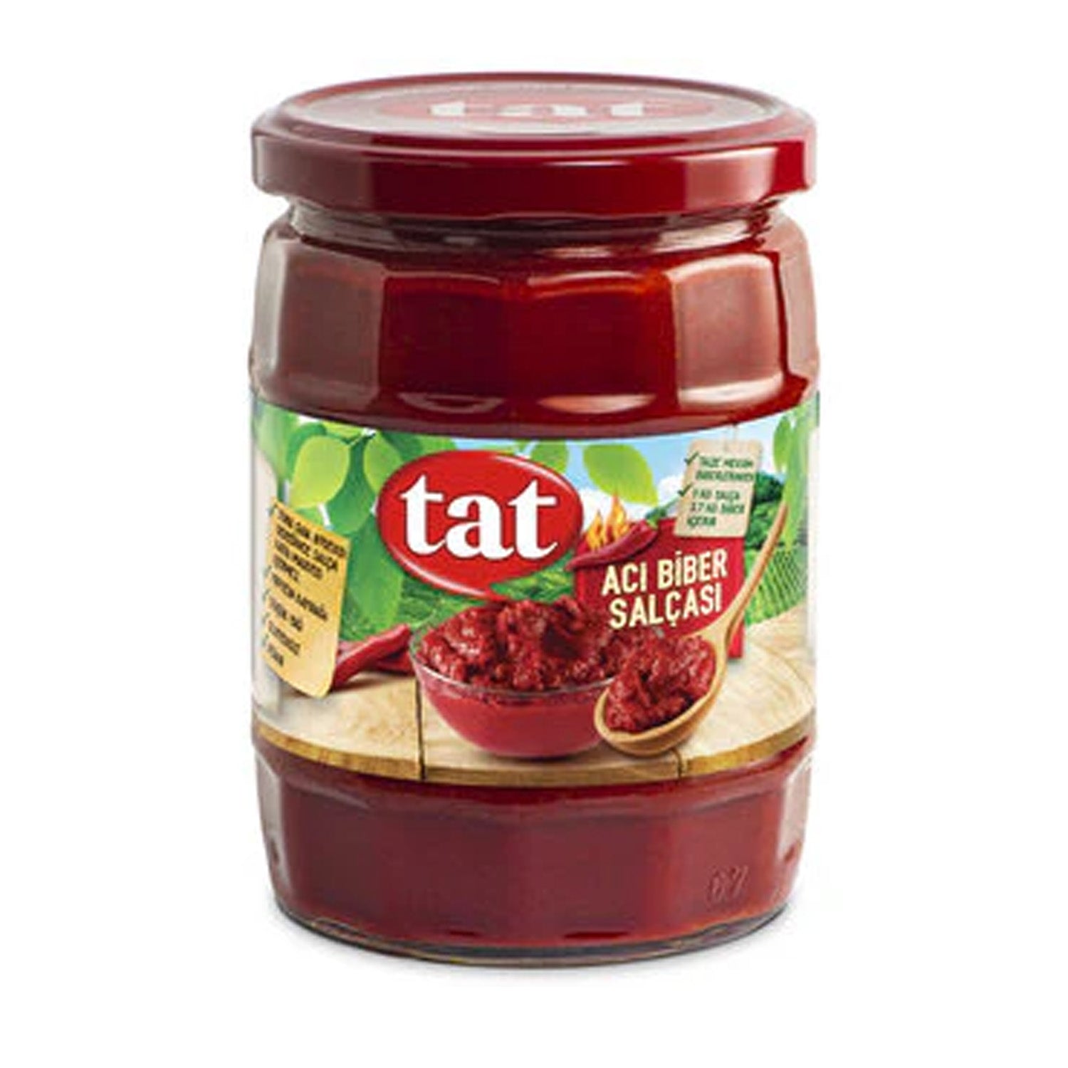ifp-8690635030569-0-a8e16c8b789b065c Tat Biber Salçası Acı / PEPPER PASTE HOT – 550 g - Image 1