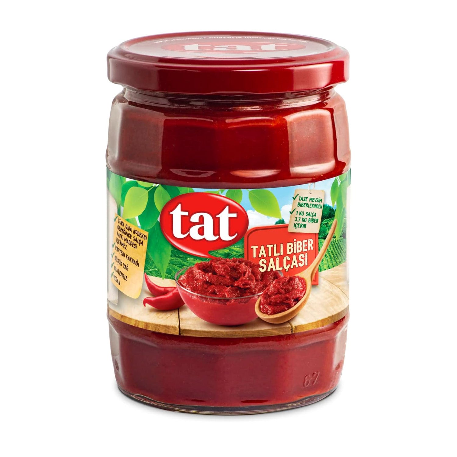 ifp-8690635030576-0-aa4872d4c45f82ea Tat Biber Salçası Hafif Köy 550 / PEPPER PASTE MILD-VILLG550 – 550 g - Image 1