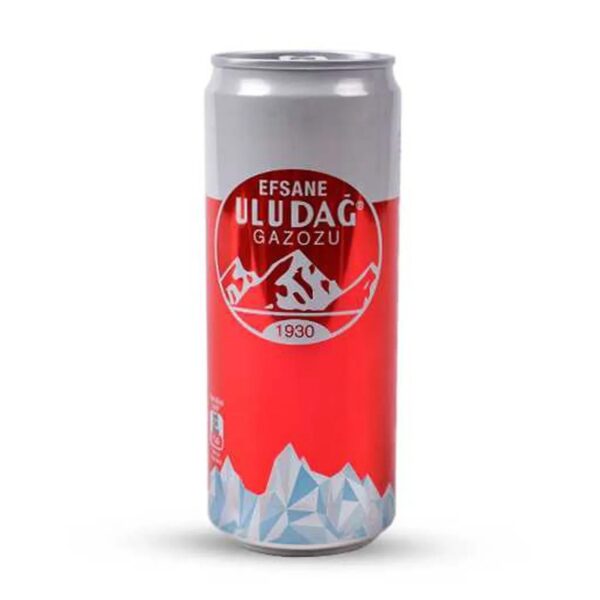 Uludağ Soda Sade Kutu / SODA PLAIN CAN – 330 ml