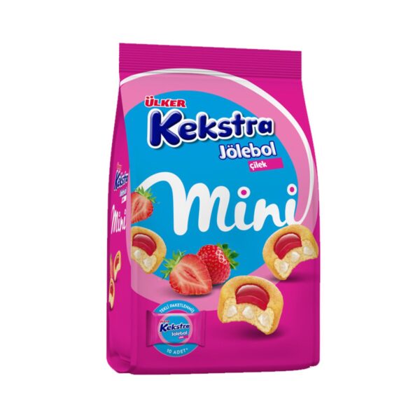 Ülker Kekstra Çilek Mini / KEKSTRA CAKE STRWBR150GR – 150 g